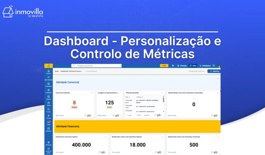 Dashboard – Tenha o Controlo Sobre o seu Negócio