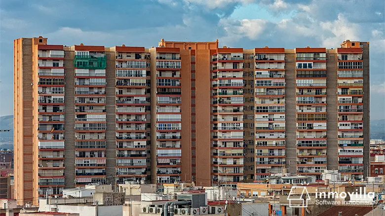 Imagen de un bloque de viviendas.
