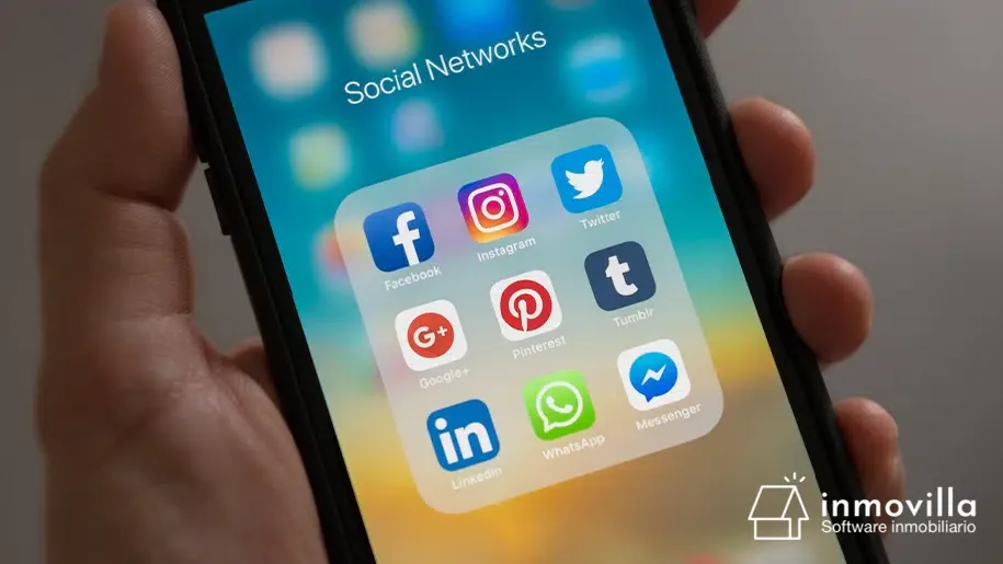 Redes sociales marketing inmobiliario.